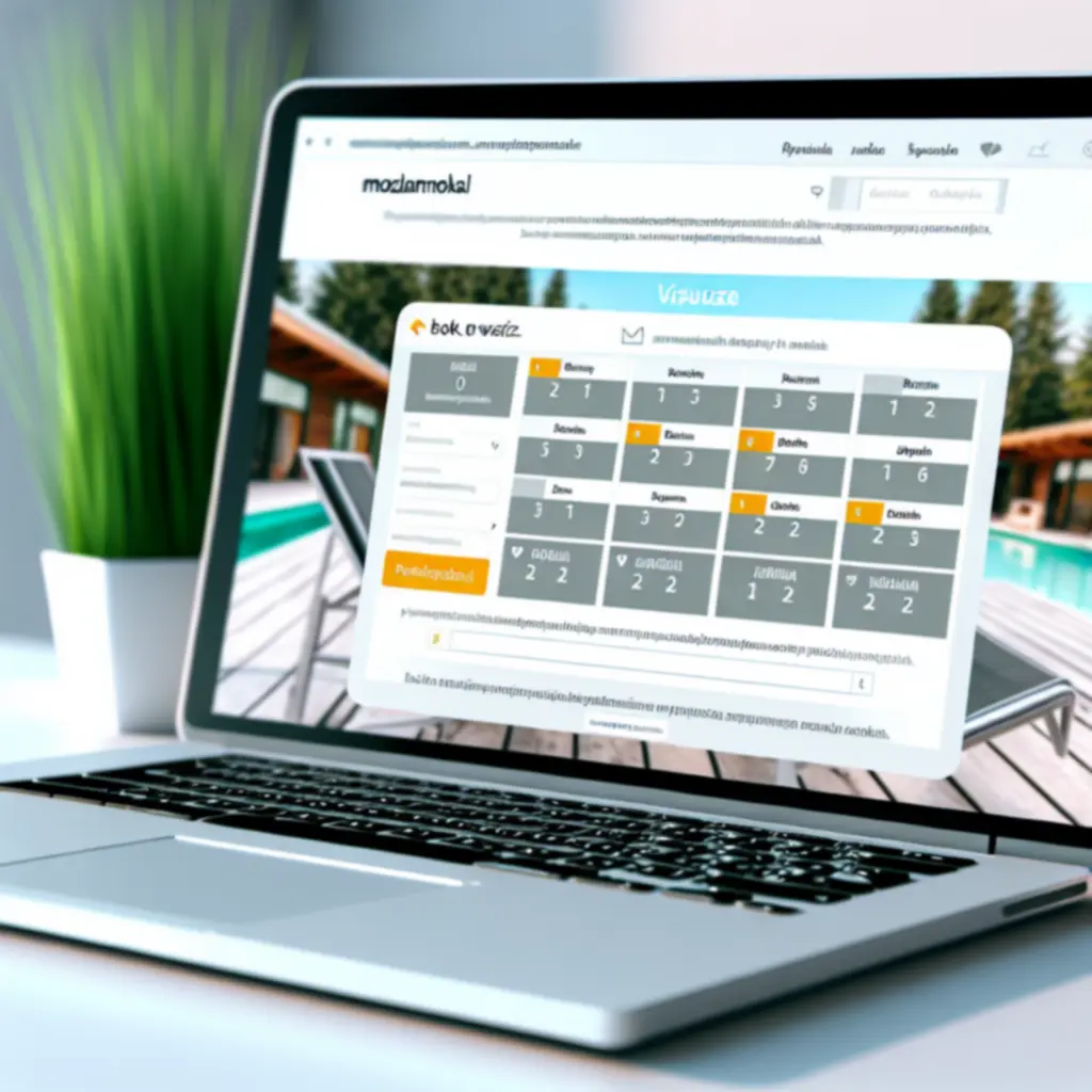 Widok kalendarza do wyboru dat odbioru i zwrotu sprzętu turystycznego