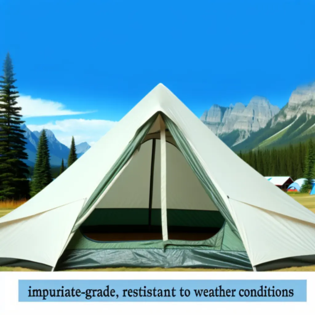 Namiot turystyczny Anima PL rozstawiony na trawiastej polanie